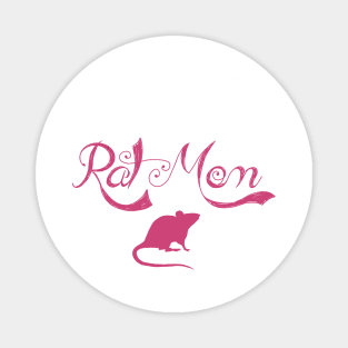 Rat Mom - Pink Magnet